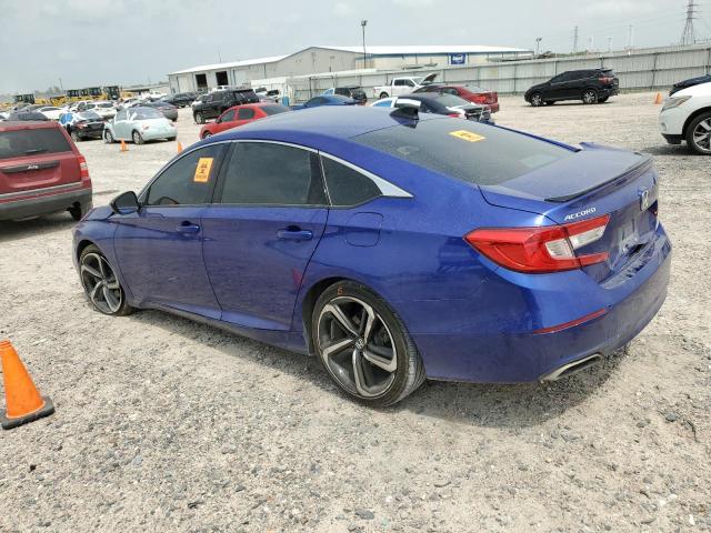 1HGCV1F39NA081024 - 2022 HONDA ACCORD SPORT BLUE photo 2