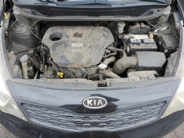 KNADM4A33C6084755 - 2012 KIA RIO LX BLACK photo 11