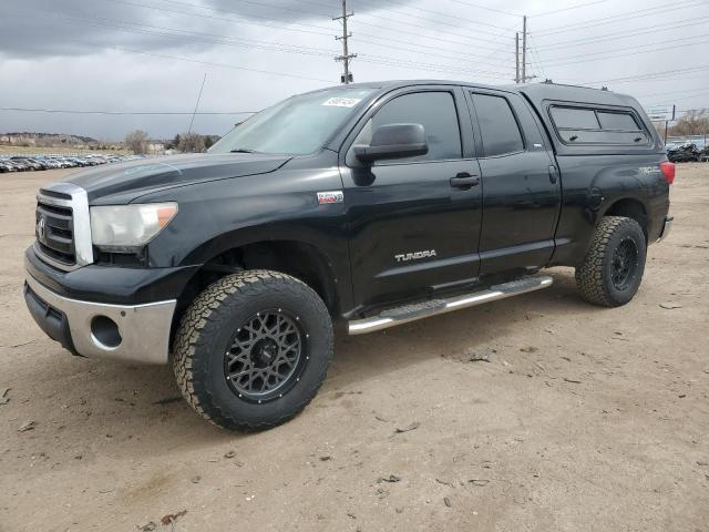 5TFUW5F11DX317196 - 2013 TOYOTA TUNDRA DOUBLE CAB SR5 BLACK photo 1