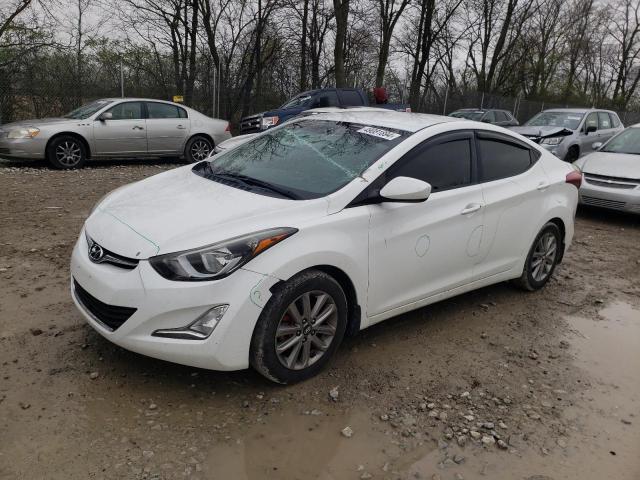 5NPDH4AE4EH518263 - 2014 HYUNDAI ELANTRA SE WHITE photo 1