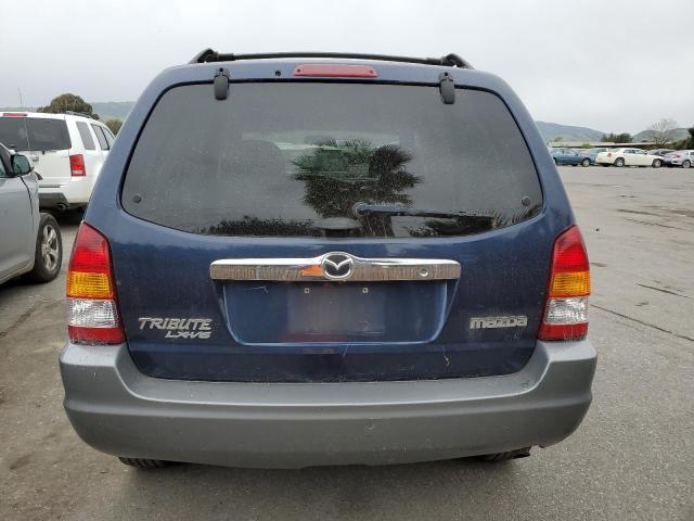 4F2YU09162KM38290 - 2002 MAZDA TRIBUTE LX BLUE photo 6