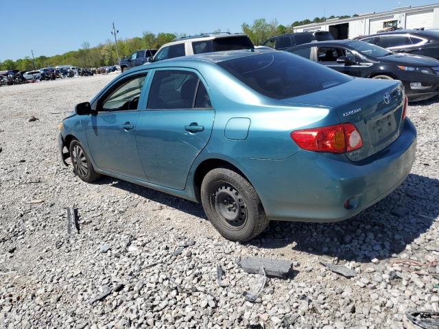 2T1BU4EE0AC359915 - 2010 TOYOTA COROLLA BASE GREEN photo 2