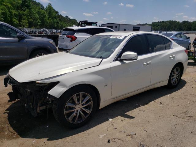 JN1BV7AP9FM339276 - 2015 INFINITI Q50 BASE WHITE photo 1