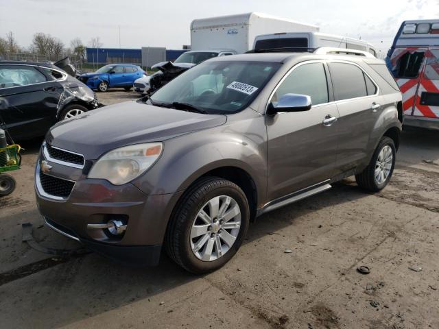 2CNALFEW2A6296378 - 2010 CHEVROLET EQUINOX LTZ GRAY photo 1