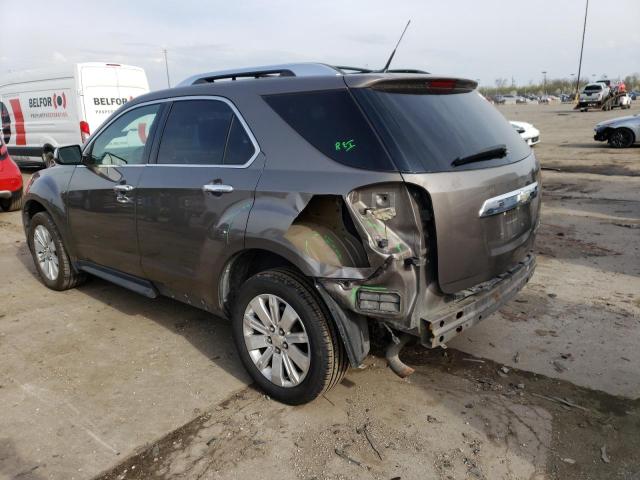 2CNALFEW2A6296378 - 2010 CHEVROLET EQUINOX LTZ GRAY photo 2