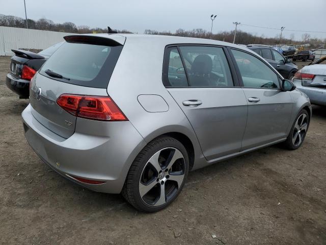 3VW217AU6FM062683 - 2015 VOLKSWAGEN GOLF SILVER photo 3