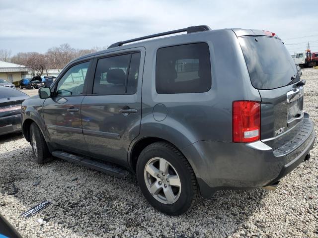 5FNYF4H52BB086456 - 2011 HONDA PILOT EXL GRAY photo 2