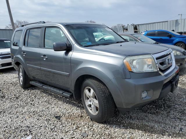 5FNYF4H52BB086456 - 2011 HONDA PILOT EXL GRAY photo 4