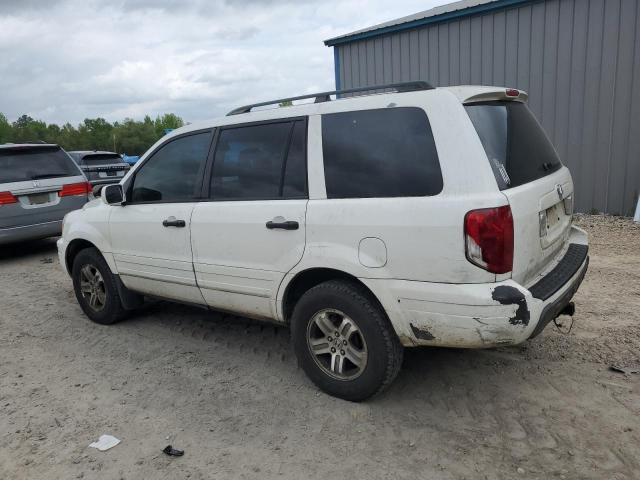 2HKYF18513H553500 - 2003 HONDA PILOT EXL WHITE photo 2