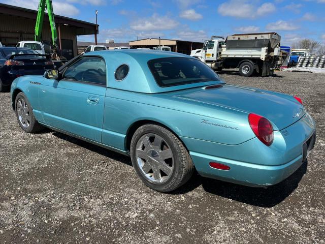 1FAHP60A72Y128031 - 2002 FORD THUNDERBIR TEAL photo 3