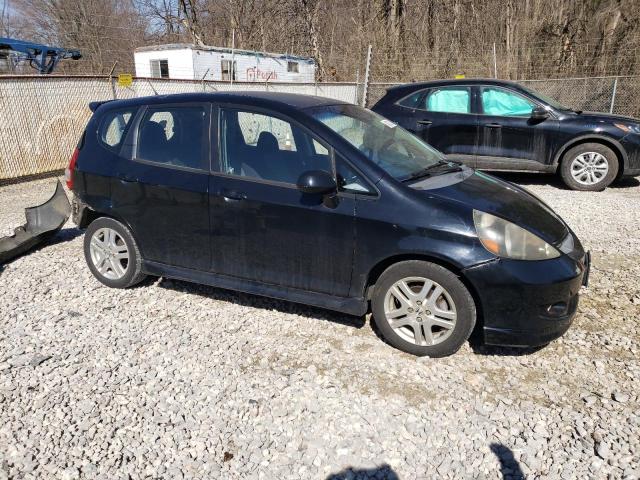 JHMGD38607S050486 - 2007 HONDA FIT S 黑色 照片 4
