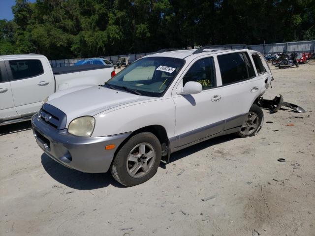 KM8SC13D74U840257 - 2004 HYUNDAI SANTA FE GLS WHITE photo 1