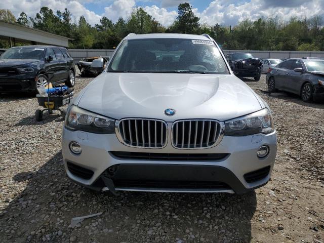 5UXWX9C52F0D62651 - 2015 BMW X3 XDRIVE28I SILVER photo 5