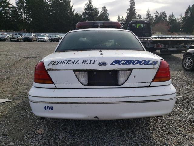 2FAFP71W8YX183975 - 2000 FORD CROWN VICT POLICE INTERCEPTOR WHITE photo 6