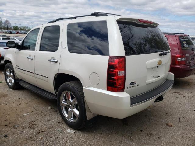 1GNSKCE02BR240993 - 2011 CHEVROLET TAHOE K1500 LTZ WHITE photo 2