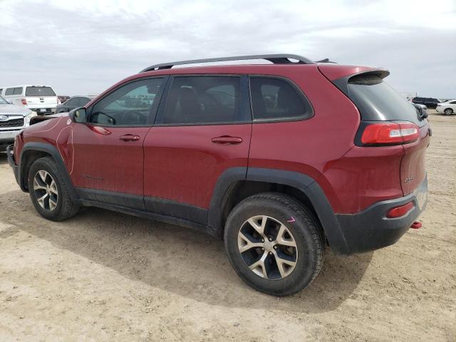 1C4PJMBBXHW517204 - 2017 JEEP CHEROKEE TRAILHAWK MAROON photo 2