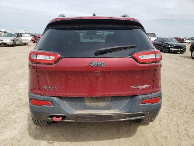 1C4PJMBBXHW517204 - 2017 JEEP CHEROKEE TRAILHAWK Tünd qırmızı foto 6