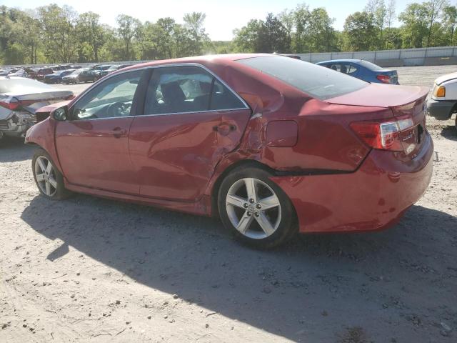 4T1BF1FK0CU629918 - 2012 TOYOTA CAMRY XLE BASE RED photo 2