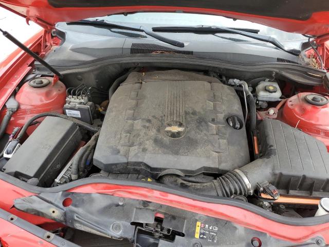 2G1FD1E30F9112974 - 2015 CHEVROLET CAMARO LT RED photo 11