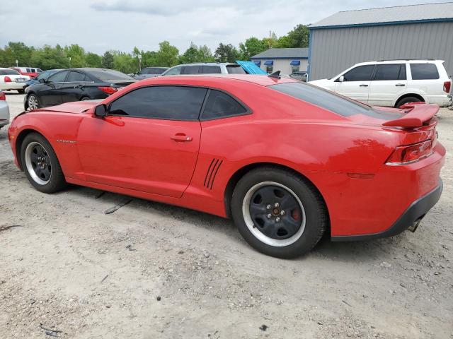 2G1FD1E30F9112974 - 2015 CHEVROLET CAMARO LT RED photo 2