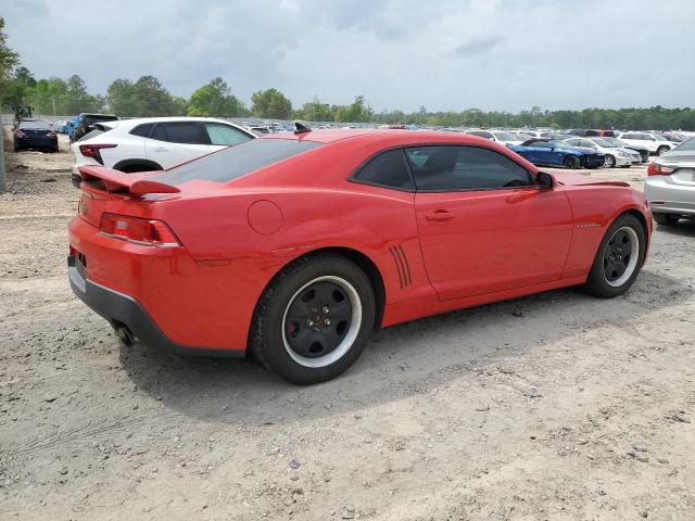 2G1FD1E30F9112974 - 2015 CHEVROLET CAMARO LT RED photo 3