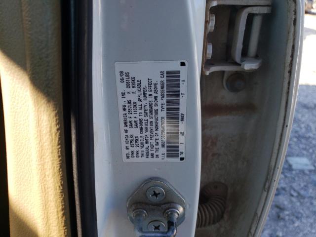 1HGCP36858A078031 - 2008 HONDA ACCORD EXL WHITE photo 12