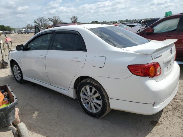 1NXBU4EE9AZ344246 - 2010 TOYOTA COROLLA BASE WHITE photo 2