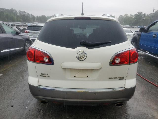 5GAKRBED0BJ282757 - 2011 BUICK ENCLAVE CXL WHITE photo 6