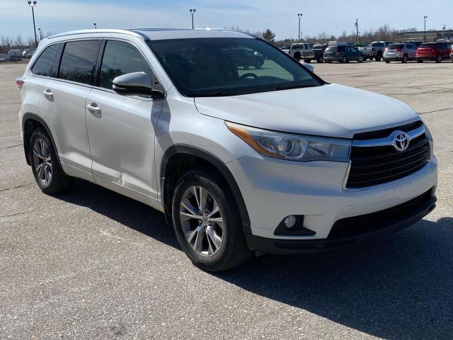 5TDJKRFH6FS215792 - 2015 TOYOTA HIGHLANDER XLE WHITE photo 1
