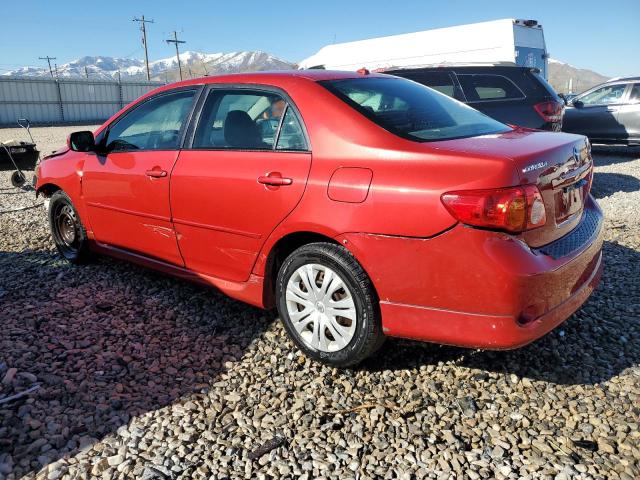 1NXBU40EX9Z107381 - 2009 TOYOTA COROLLA BASE BURGUNDY photo 2