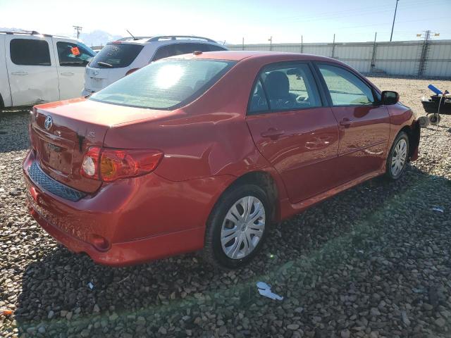 1NXBU40EX9Z107381 - 2009 TOYOTA COROLLA BASE BURGUNDY photo 3