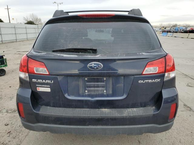 4S4BRCAC4D1204742 - 2013 SUBARU OUTBACK 2.5I BLUE photo 6