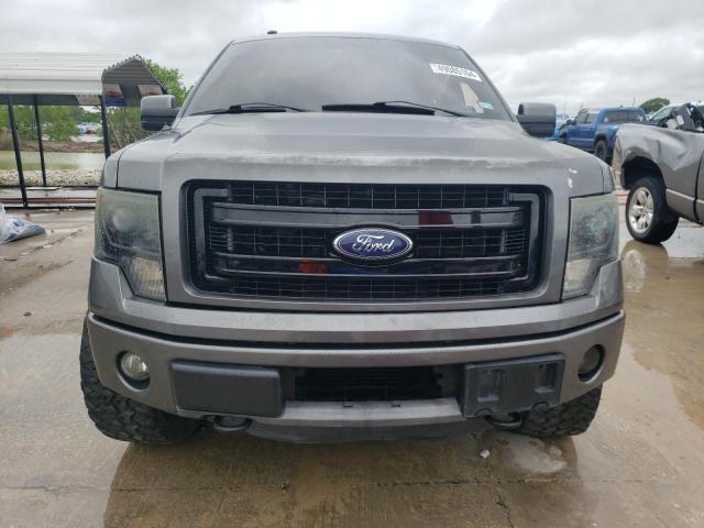 1FTFW1ET8DFC96695 - 2013 FORD F150 SUPERCREW GRAY photo 5