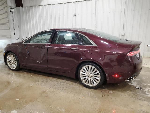 3LN6L2JK0DR817872 - 2013 LINCOLN MKZ MAROON photo 2