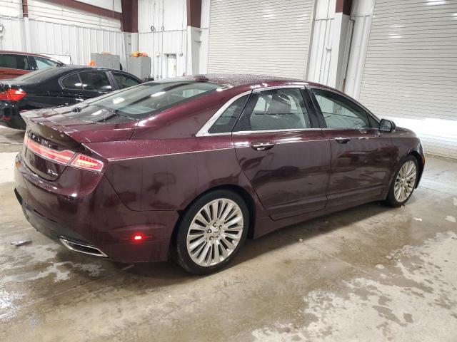 3LN6L2JK0DR817872 - 2013 LINCOLN MKZ MAROON photo 3