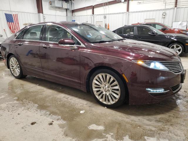 3LN6L2JK0DR817872 - 2013 LINCOLN MKZ MAROON photo 4