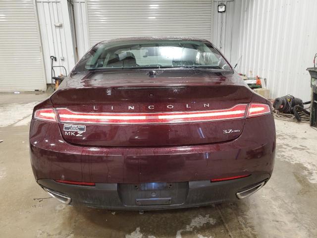 3LN6L2JK0DR817872 - 2013 LINCOLN MKZ MAROON photo 6