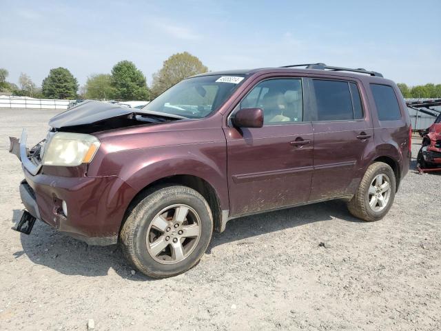 5FNYF38509B013123 - 2009 HONDA PILOT EXL MAROON photo 1