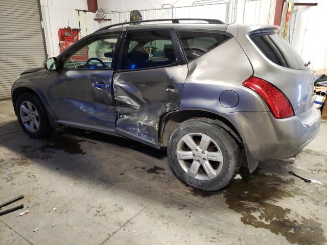 JN8AZ08W96W531243 - 2006 NISSAN MURANO SL SILVER photo 2