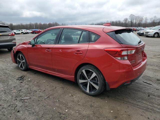 4S3GTAL64H3754380 - 2017 SUBARU IMPREZA SPORT RED photo 2