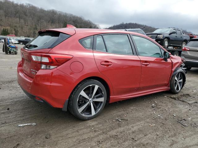 4S3GTAL64H3754380 - 2017 SUBARU IMPREZA SPORT RED photo 3