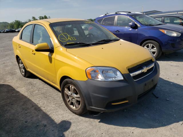 KL1TD5DE1BB126094 - 2011 CHEVROLET AVEO LS YELLOW photo 1