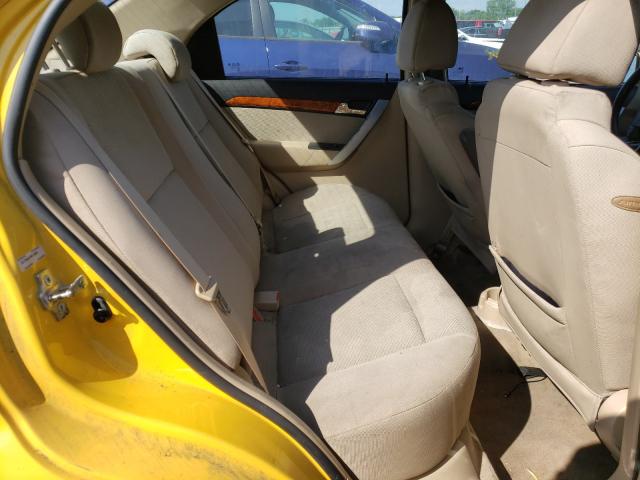 KL1TD5DE1BB126094 - 2011 CHEVROLET AVEO LS 黄色 照片 6