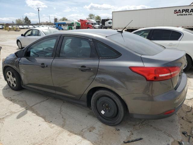 1FADP3E23FL385706 - 2015 FORD FOCUS S GRAY photo 2