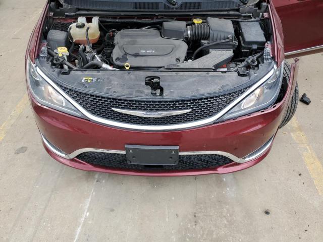 2C4RC1EG0HR608497 - 2017 CHRYSLER PACIFICA TOURING L PLUS BURGUNDY photo 11