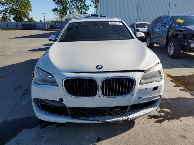 WBAYE8C51DD132531 - 2013 BMW 750 LI WHITE photo 5