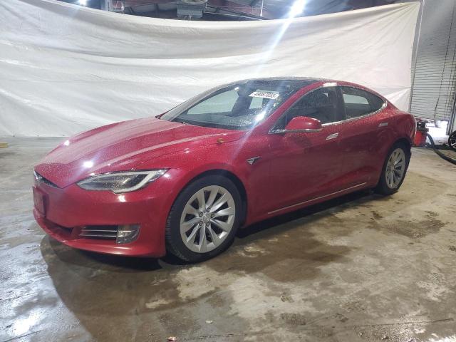 5YJSA1E20HF169714 - 2017 TESLA MODEL S RED photo 1