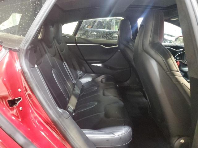 5YJSA1E20HF169714 - 2017 TESLA MODEL S RED photo 10