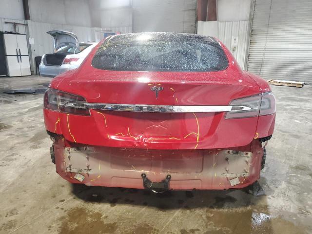5YJSA1E20HF169714 - 2017 TESLA MODEL S RED photo 6