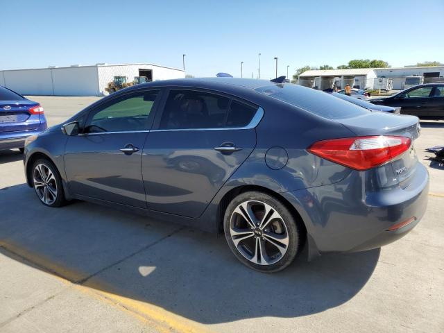 KNAFX4A89E5117035 - 2014 KIA FORTE EX GRAY photo 2